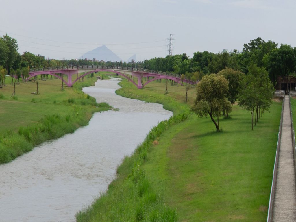 安農溪分洪堰實景